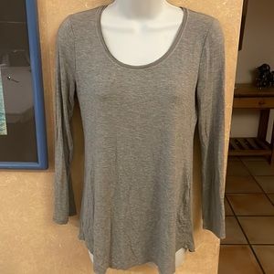 White House Black market gray shirt